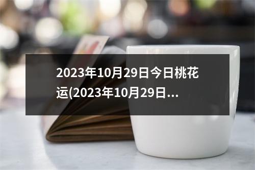 2023年10月29日今日桃花运(2023年10月29日是什么年)